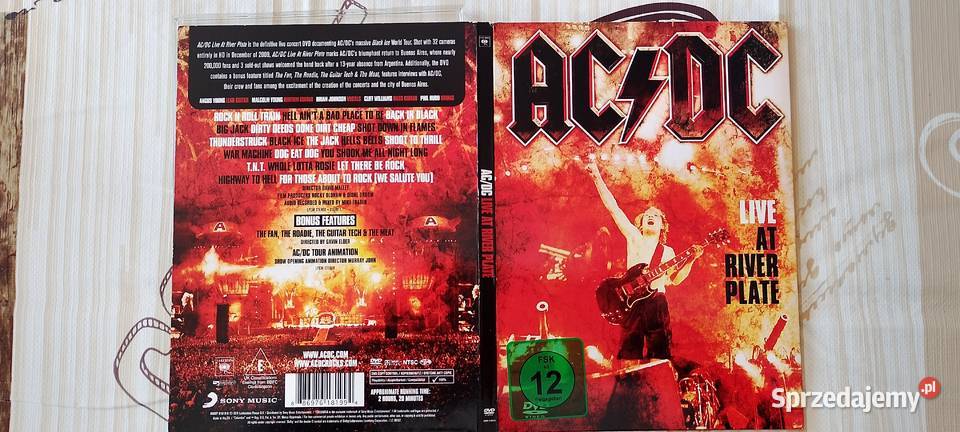 ACDC Live At River Plate DVD Prawdziwy Ogień Wąbrzeźno