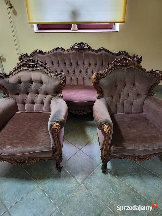 Komplet wypoczynkowy do renowacji