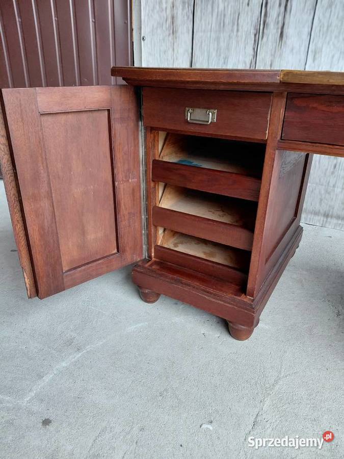 stylowe biurko drewniane antyk 289 Byczyna