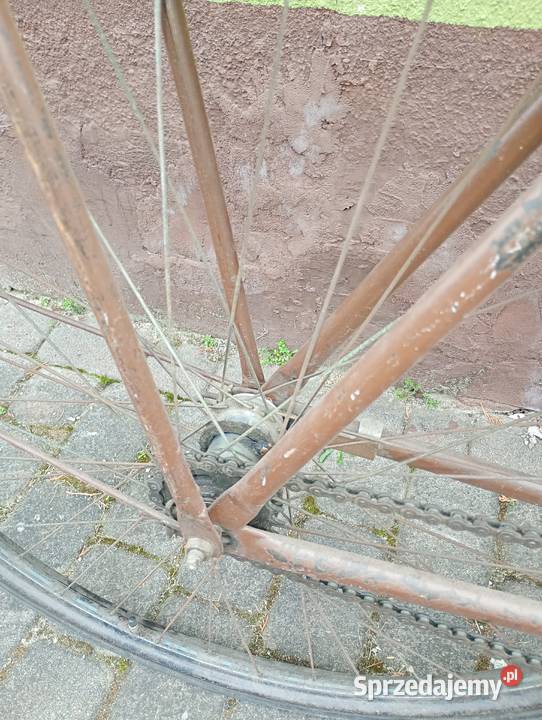 stary rower diamant mifa 28 na chodzie Ostrów Wielkopolski