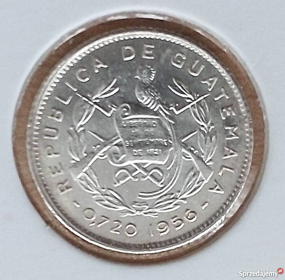 GWATEMALA5 CENTAVOS1956 r SREBRO 0700 Legionowo