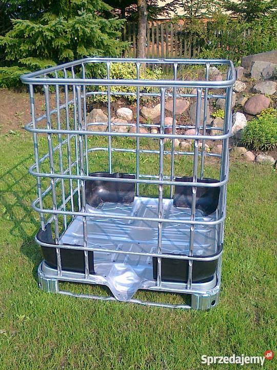 ZBIORNIK 1000L POJEMNIK BECZKA WKŁADPALETOPOJEM