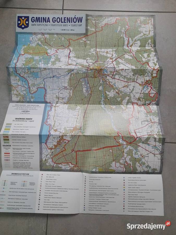 Mapa turystyczna Goleniów