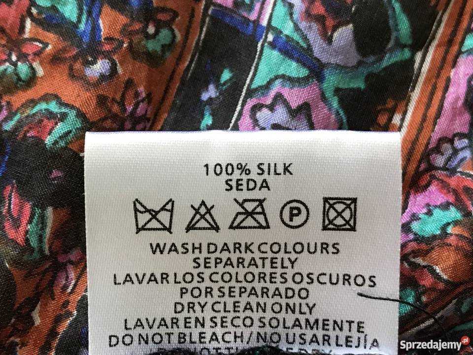 bluzka boho jedwabna na ramiączkach r40 kolorowy Katowice