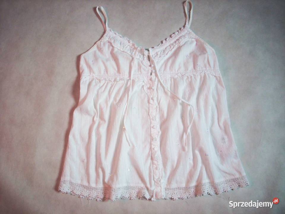 River Island Biała Bluzka TOP Bawełna 42 44 Nowy Sącz sprzedam
