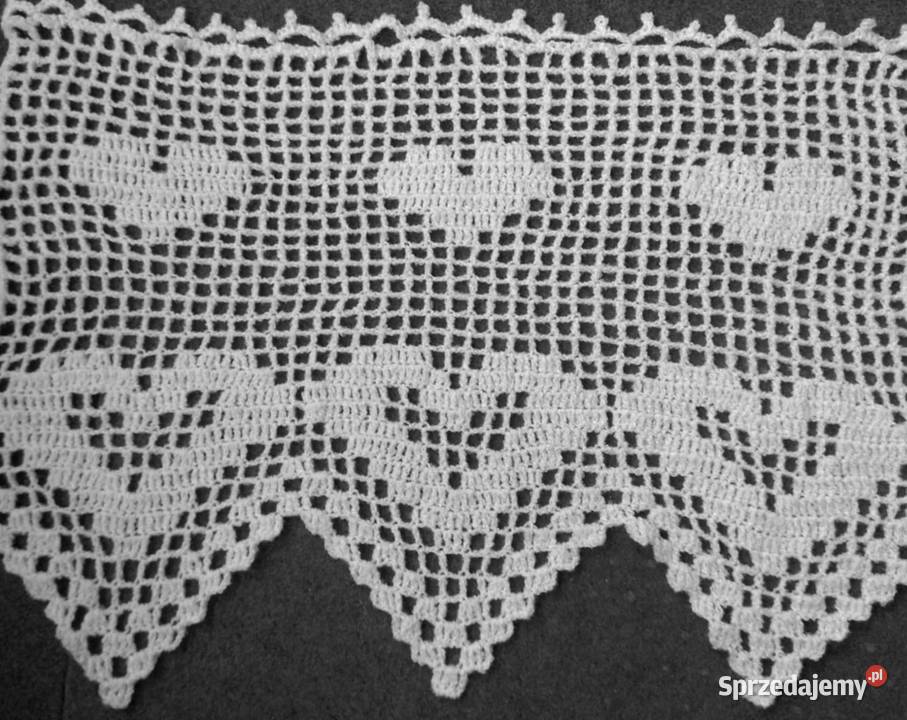 SERDUSZKA Ozdoba szydełkowa 2 sztuki każda ok54 śląskie