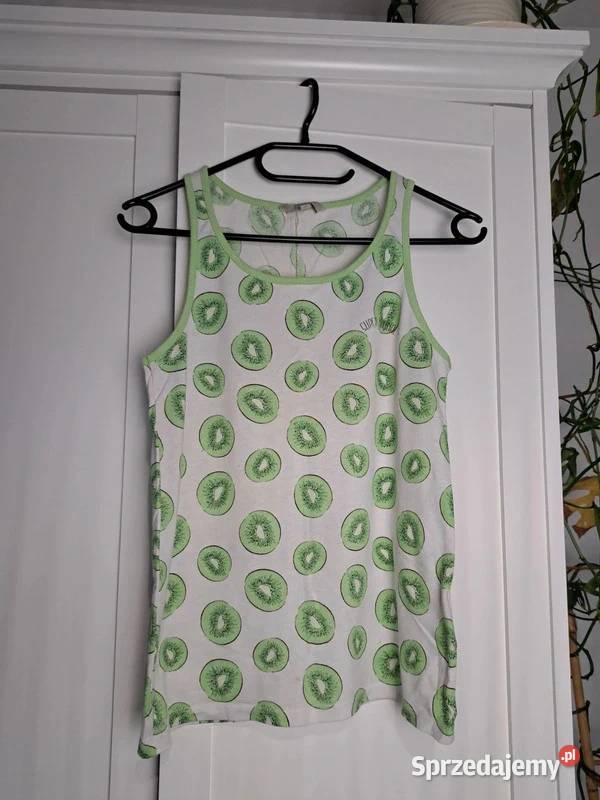 Letni top z nadrukiem kiwi Clockhouse XS Trąbki Wielkie