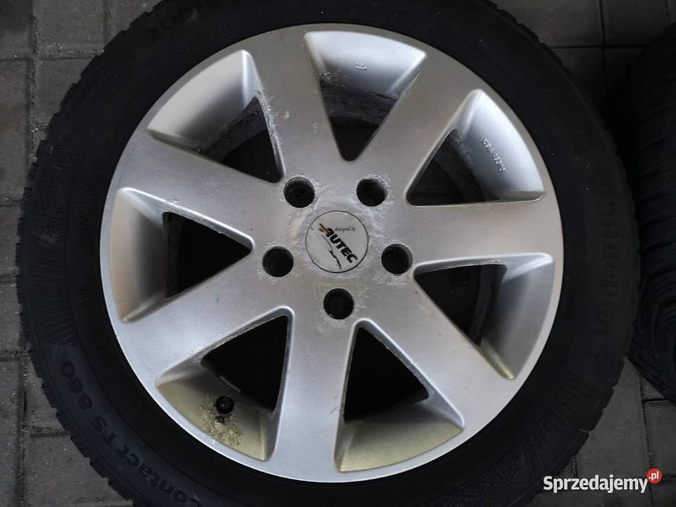 Felgi aluminiowe 16 BMW 5x120 opony zimowe 20555 dolnośląskie Lubin