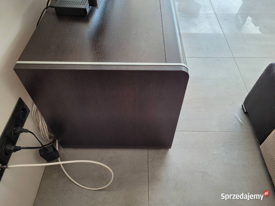 Zestaw mebli Voltera venge RTV komoda i ława łódzkie Dobroń