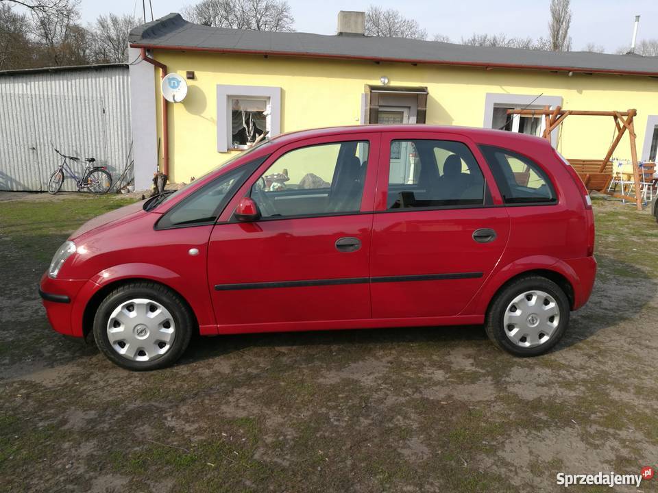 Opel Meriva 16 czerwony Radziejów sprzedam