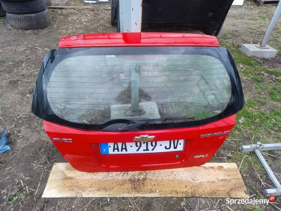 KLAPA BAGAŻNIKA CHEVROLET AVEO wielkopolskie