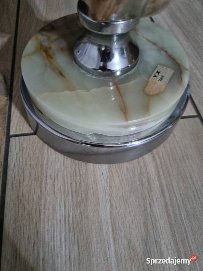 Lampa z marmuru onyx Rękodzieło Wola Podłężna