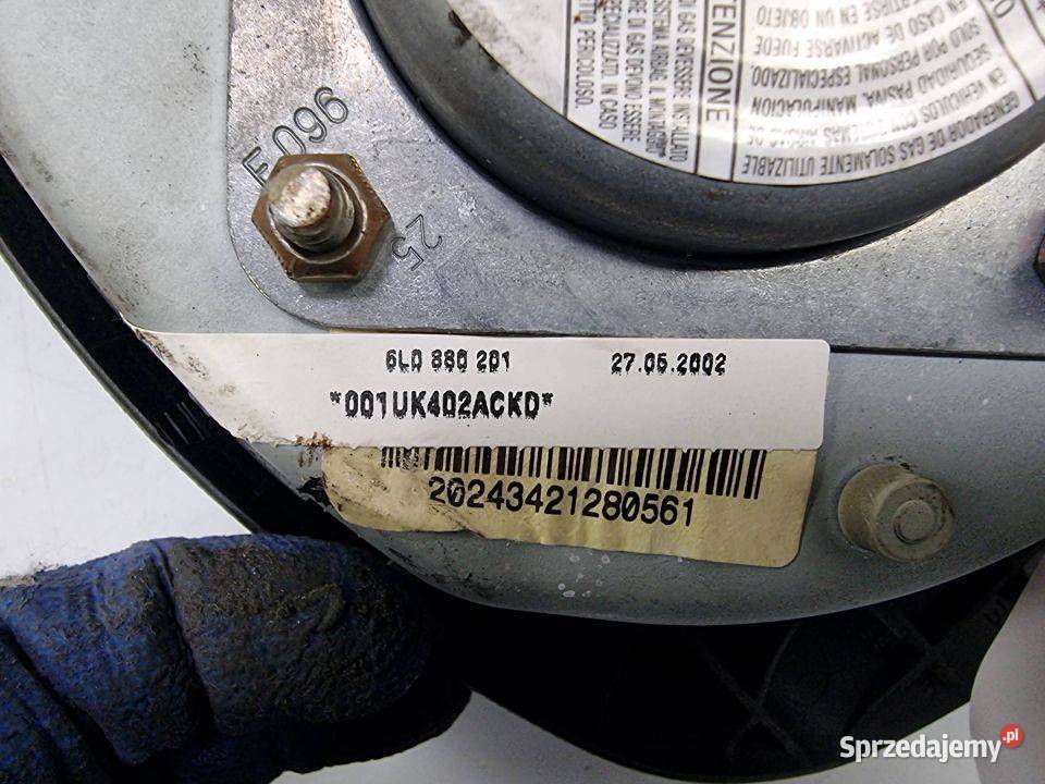 PODUSZKA AIRBAG SEAT IBIZA III 6L0880281 osobowe Lipno