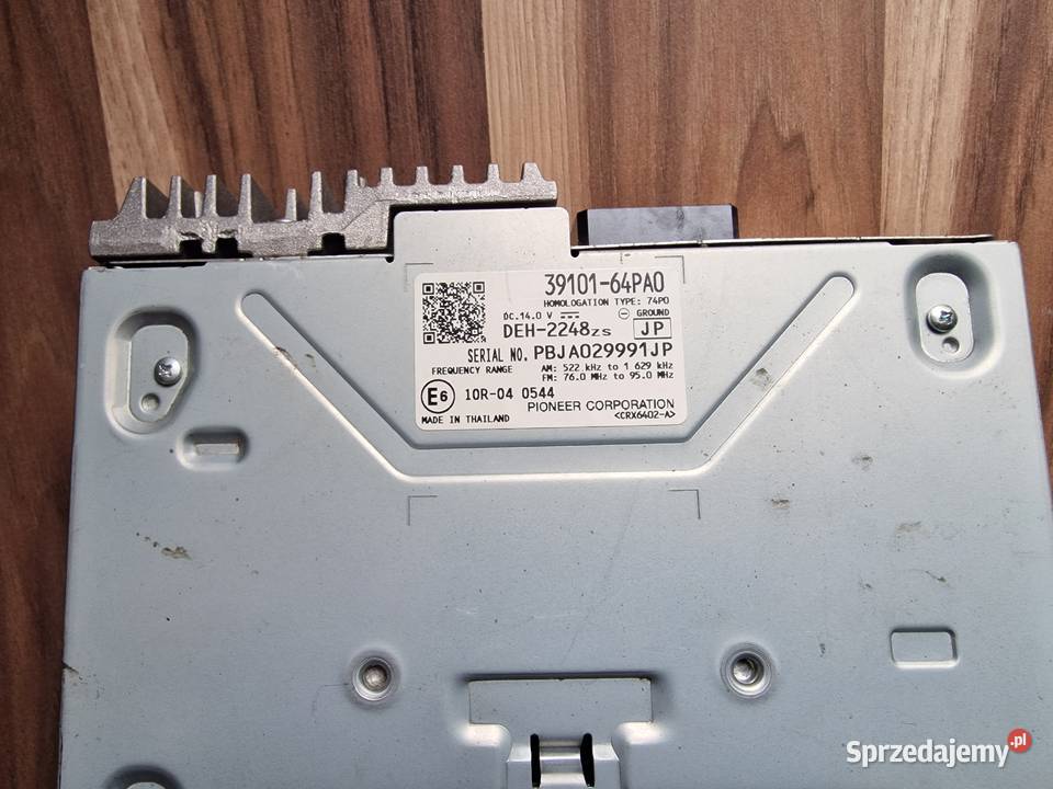 Radio samochodowe Suzuki Alto 3910164PA0 Pozostałe Głogów