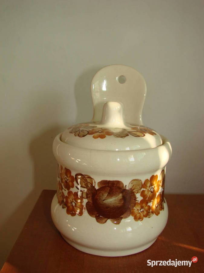 Włocławek fajansowy ścienny pojemnik
