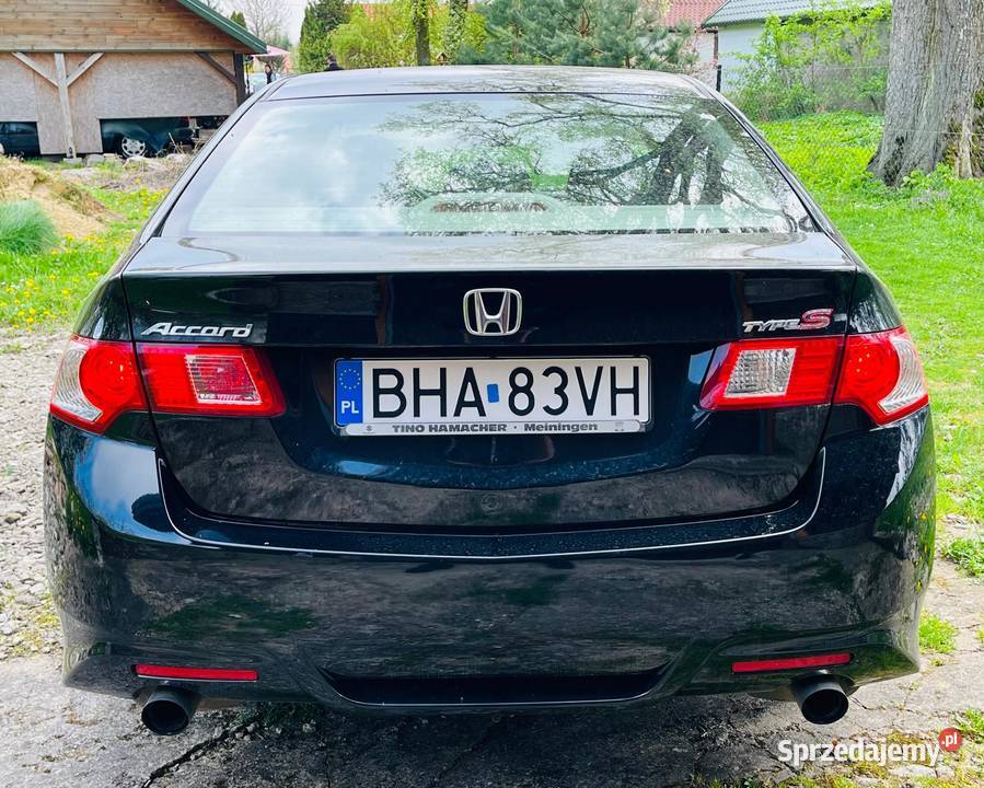 Honda Accord VIII 24 TypeS Automat zadbana nieuszkodzony podlaskie Hajnówka sprzedam