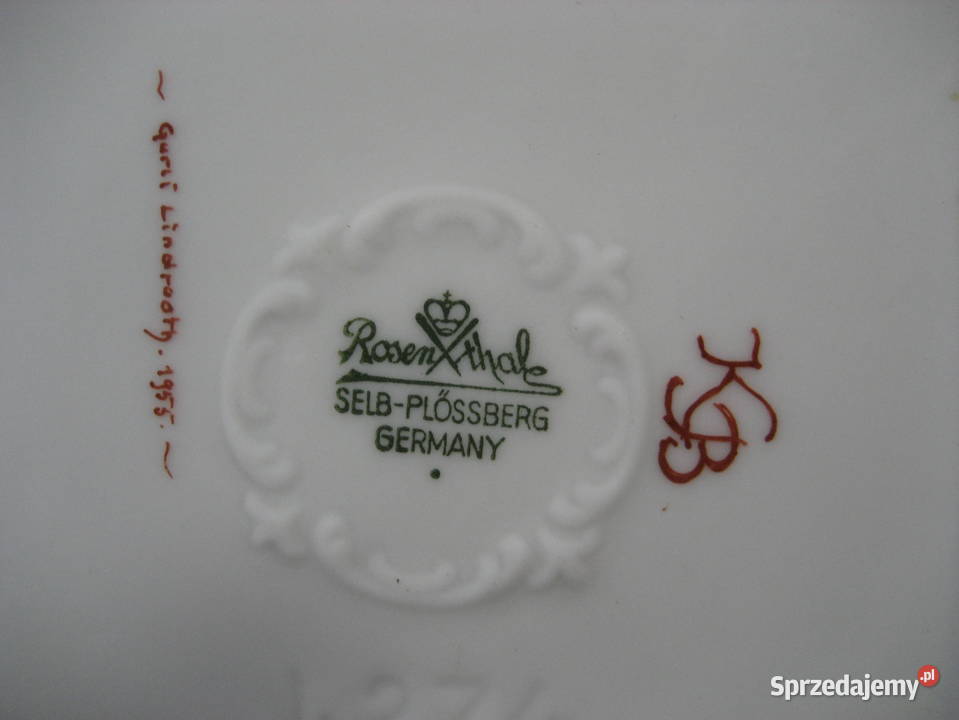 Popielniczka Porcelanowa Rosenthal Selb Plssberg Katowice