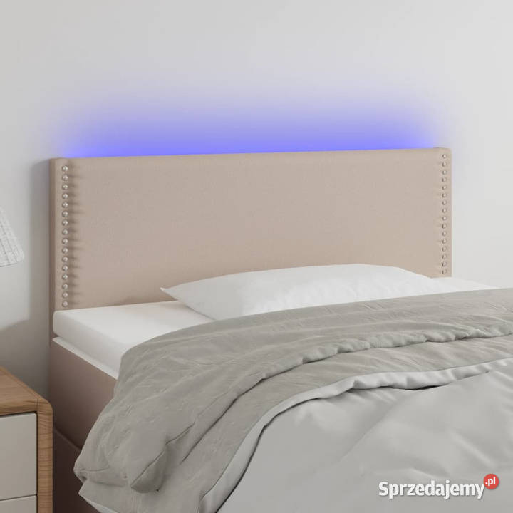 Zagłówek do łóżka z LED cappuccino 80x5x7888 Warszawa