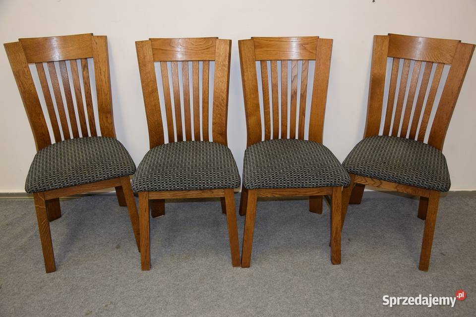 krzesła dębowe 4 sztuki nowe Olsztyn