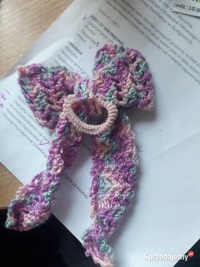 Dziewczęca kokarda do włosów Bydgoszcz