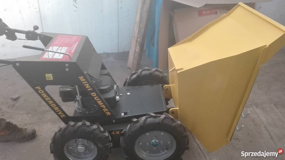 Wozidło budowlane Mini wywrotka Taczka z napędem