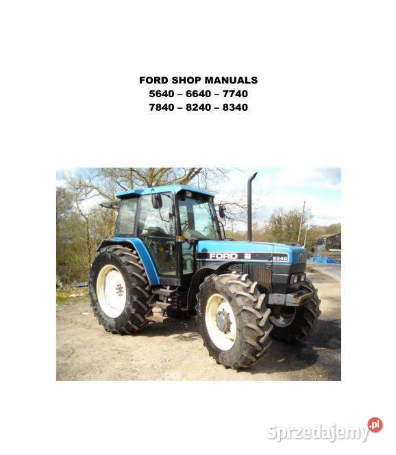 HOLLAND 5640 6640 7740 7840 instrukcja naprawy motoryzacja, transport świętokrzyskie Kielce sprzedam