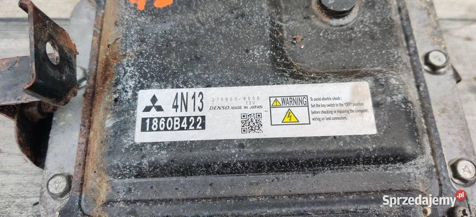 KOMPUTER STEROWNIK SILNIKA ECU MITSUBISHI ASX osobowe Czujniki i sterowniki