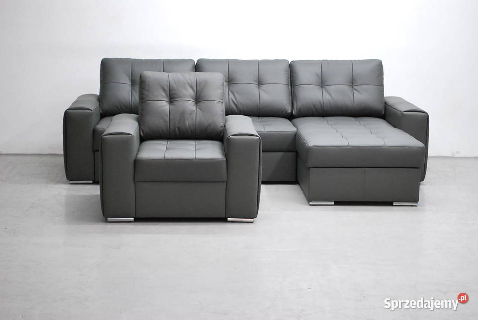 SKÓRA NATURALN NAROŻNIK Z fspania fotel 6492 Poznań