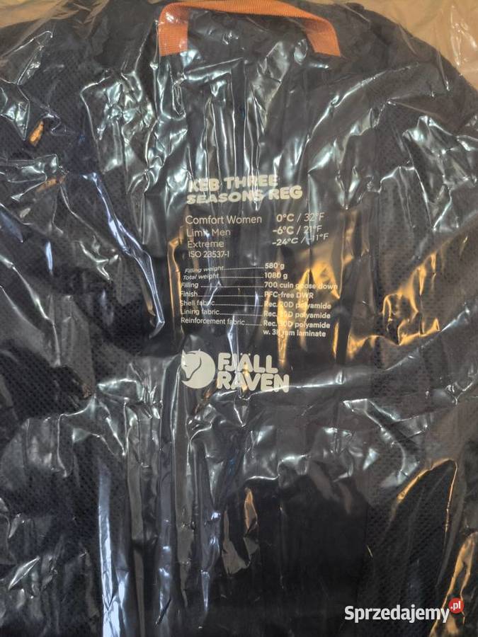 Fjaalraven Keb Three Seasons Regular Śpiwór podlaskie sprzedam