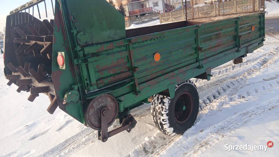 Rozrzutnik Obornika 35t Jednoosiowy Turek