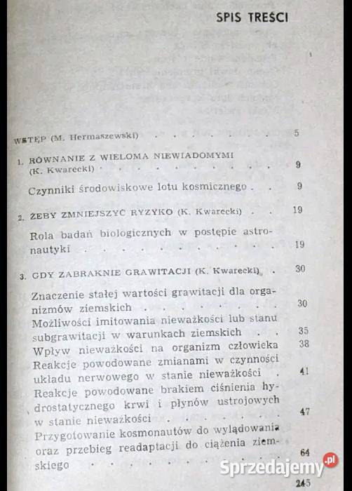 Medycyna i psychologia kosmiczna Krzysztof Jan