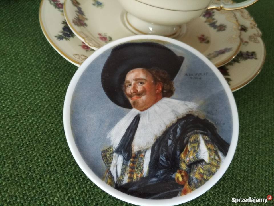 Ozdobna porcelana talerzyk Ropa