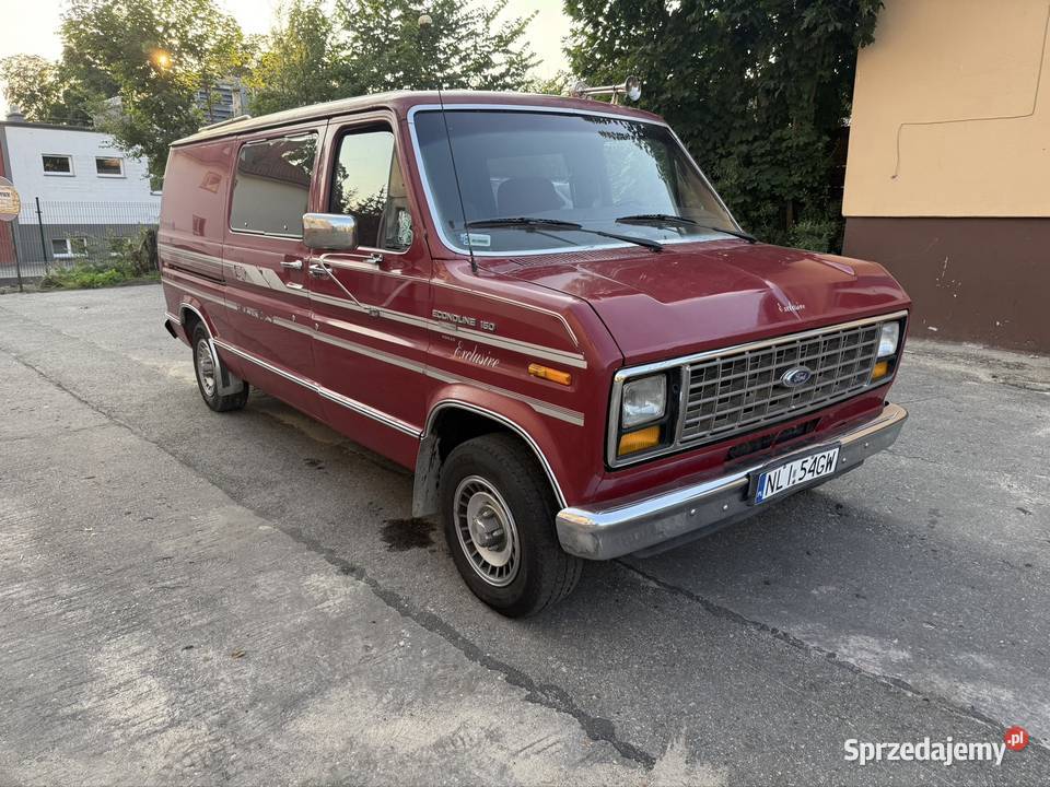 FORD ECONOLINE E 150 zadbany webasto tempomat benzyna Lidzbark Warmiński sprzedam