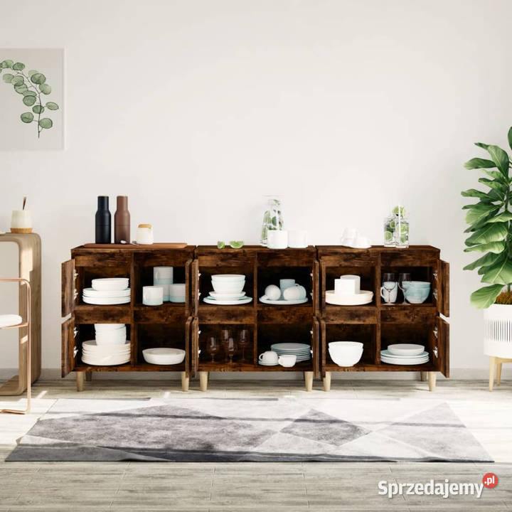 Komody 3 przydymiony dąb 60x35x70 WM3185772 mazowieckie