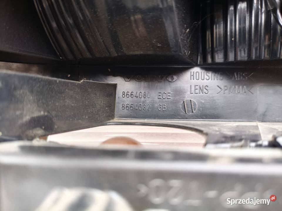 Lampa Prawy Tył Tylna Prawa Volvo S60 I 8664080 Wyszków