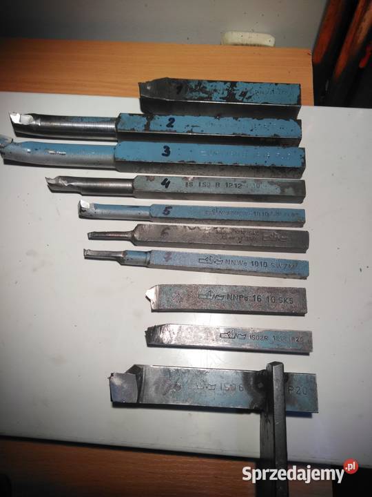 Noże tokarskie 10 komplet używane Szczecin