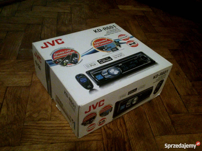 Radio JVC KDR601 USB AUX mp3 CD PILOT zdejmowany panel Żyrardów