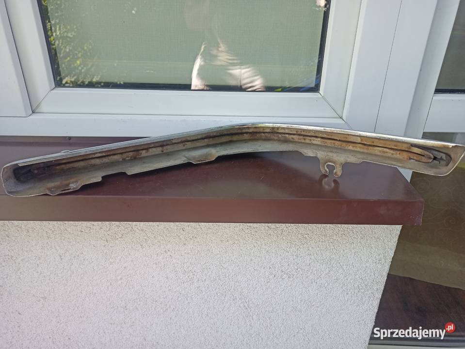 Mercedes W116 kieł zderzaka przedni prawy chrom Sieradz