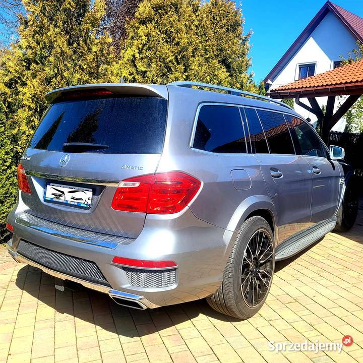Mercedes GL550 AMG 7os panorama bezwyp full Wasilków