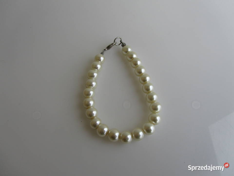 Bransoletka korale z masy perłowej na rękę