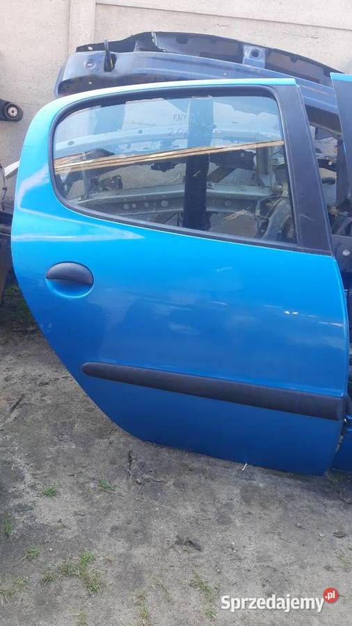 drzwi kompletne prawe Peugeot 206 HB 5drzwi lak Dębno sprzedam