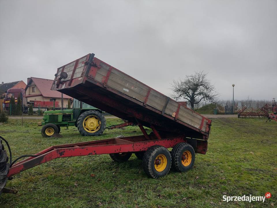 Przyczepa rolnicza Tim 6 5 tony wywrotka na tył Sośno sprzedam