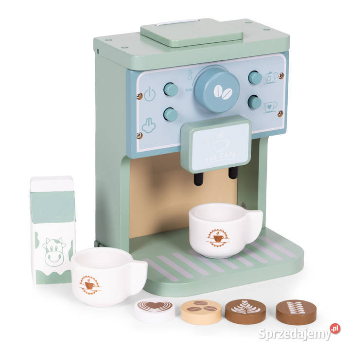 Drewniany ekspres do kawy dzieci zestaw baristy Smogorzów sprzedam