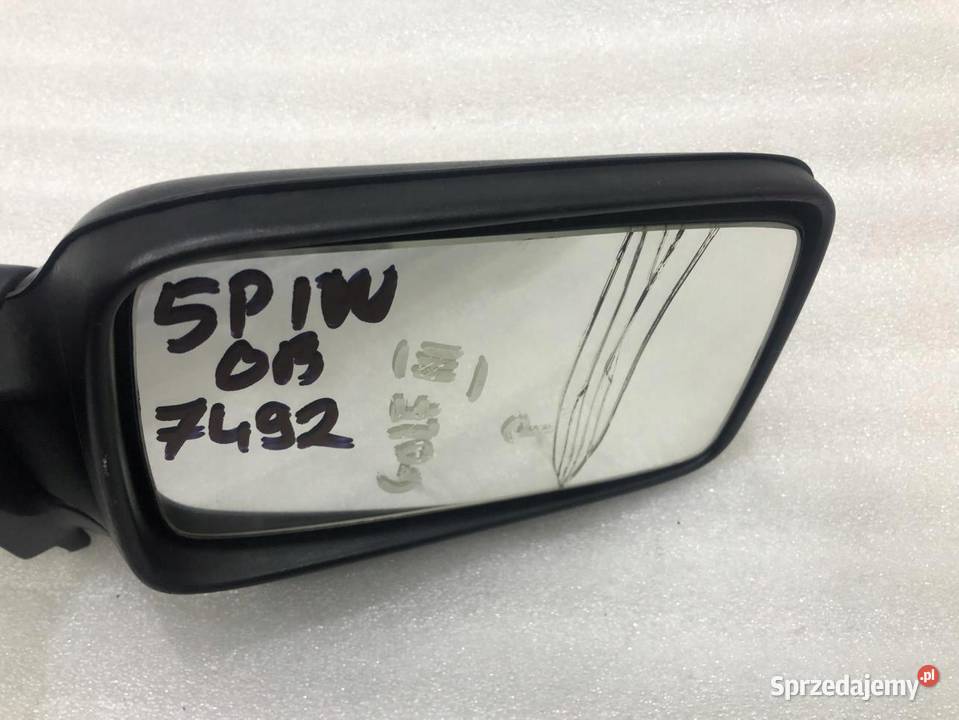 LUSTERKO PRAWE 5 PIN VOLKSWAGEN GOLF III Części samochodowe