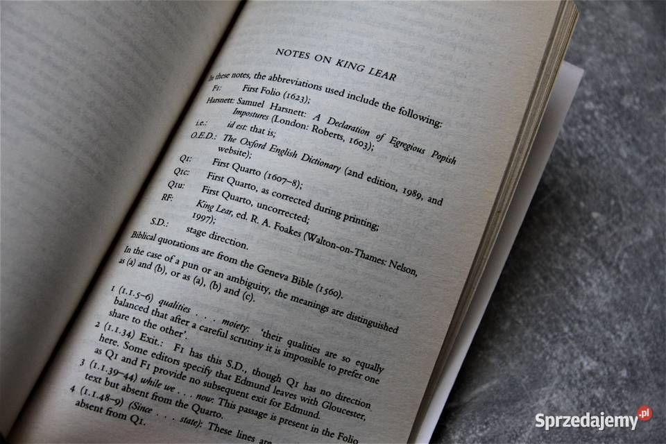 Shakespeare William KING LEAR completeunabridged miękka Chorzów