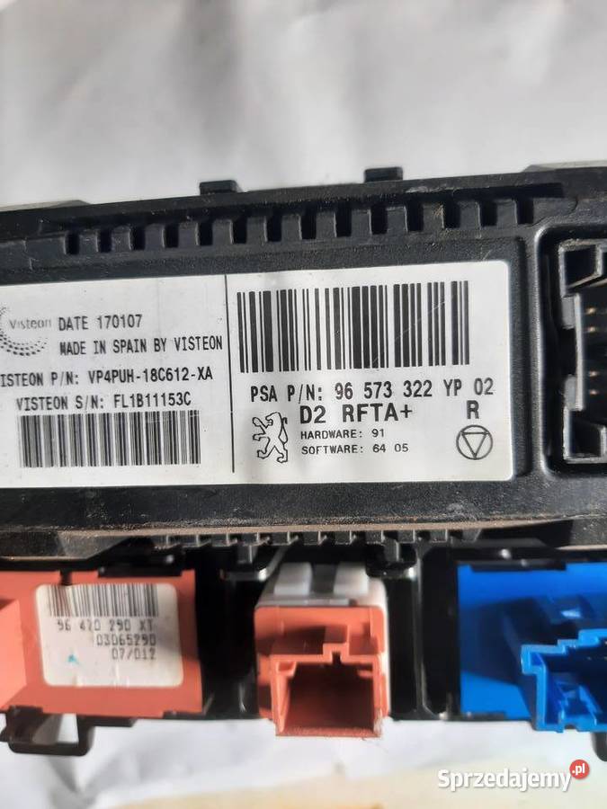 Peugeot 407 panel nawiewu klimatyzacji 96573322 Części samochodowe Ksawerów