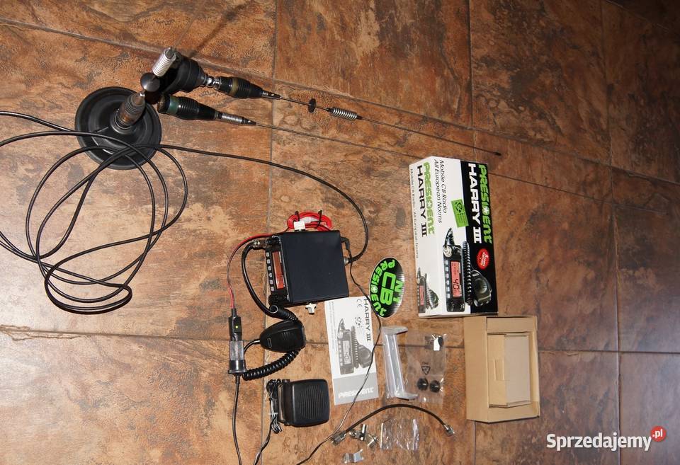 CB Radio President Harry III ASC komplet 3 Wrocław