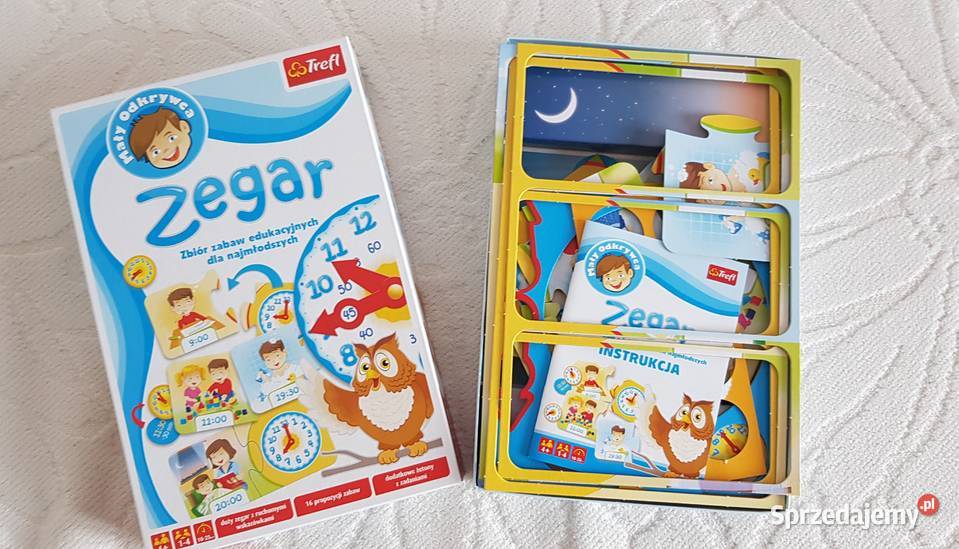 Zegar Mały odkrywca Gra edukacyjna mazowieckie