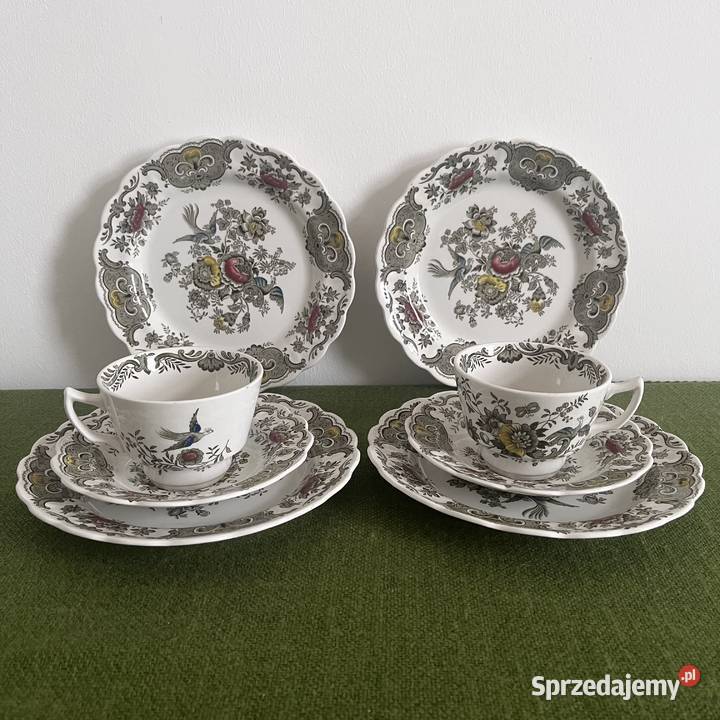 2x Trio Ridgway Staffordshire Anglia Nowy Sącz