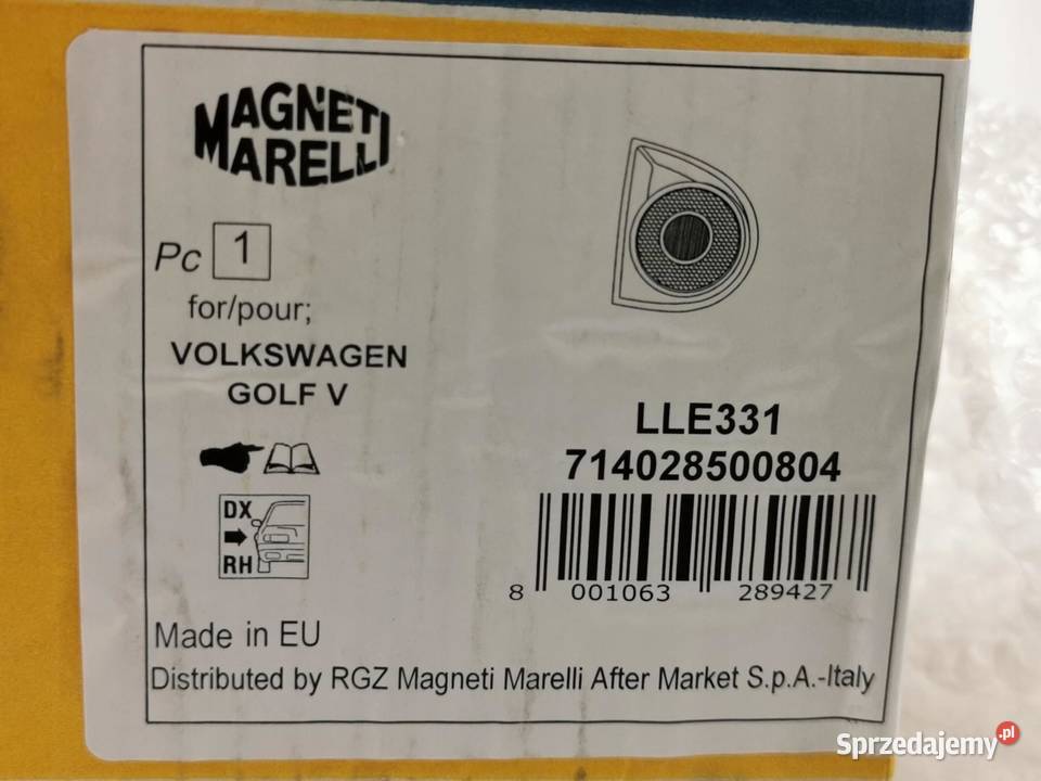 LAMPA PRAWY TYŁ VW GOLF V 20 TDI 0308 NOWA lubelskie